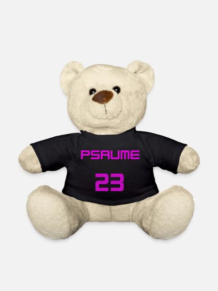 Digital Design Digital PSALM 23 - Teddy Bear - black