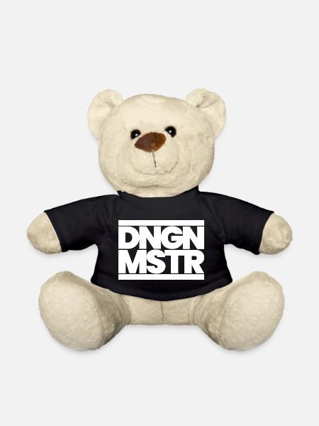 DNGN MSTR – RPG Game Master Minimal Design White - Teddy - Schwarz