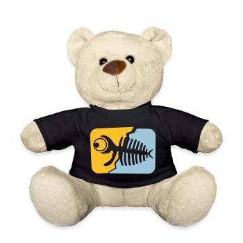 Fossile de poisson - Nounours - noir - Devant