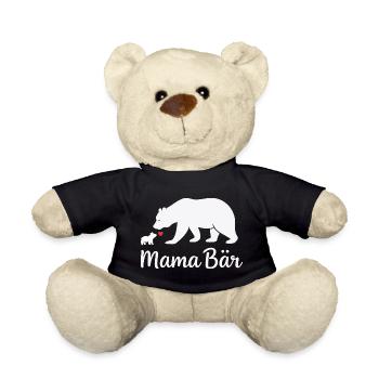 Future Maman MAMA BEAR Rétro Drôle - Nounours - noir - Devant