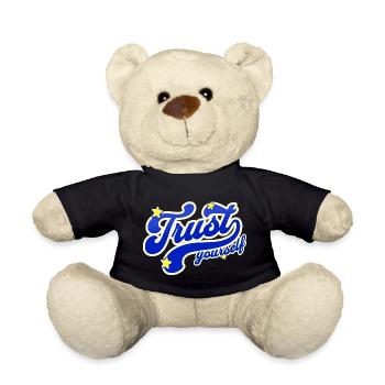 Selbstvertrauen Sternenskript - Teddy - Schwarz - Vorne