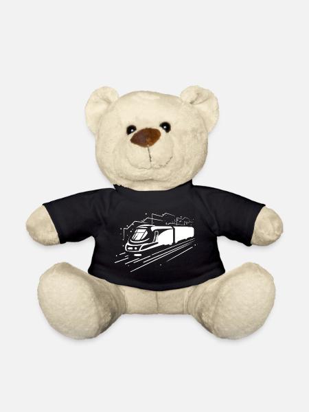 Cartoon Zug - Teddy - Schwarz
