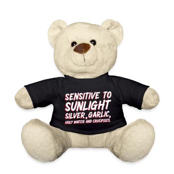 My Kind Of Sensitive - Teddy Bear - black - Front
