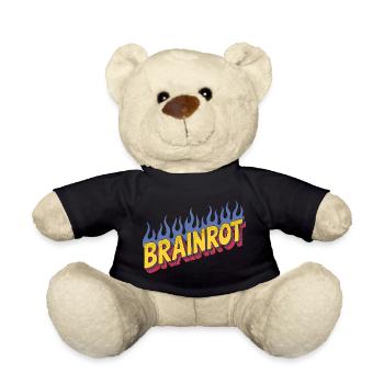 Brainrot - Lustige Memes - Teddy - Schwarz - Vorne