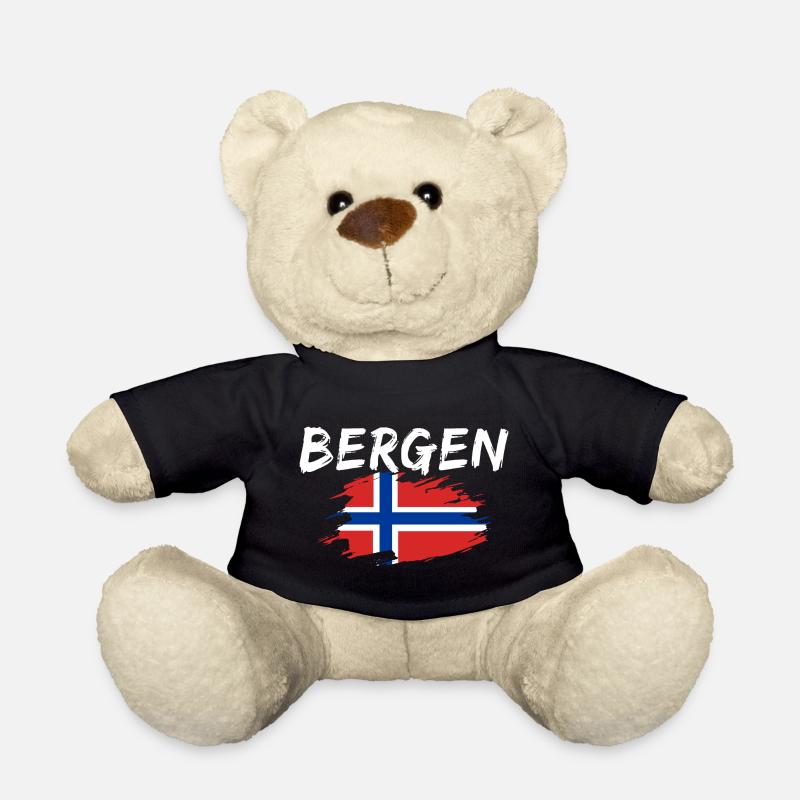 Bergen Norwegen - Teddy - Schwarz