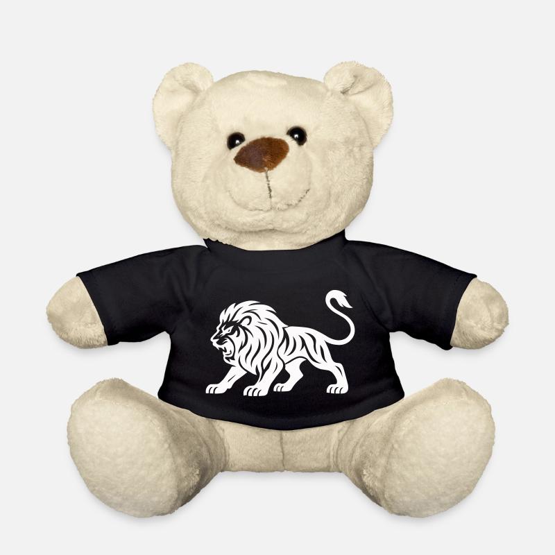 Tiger Silhouette - Teddy Bear - black