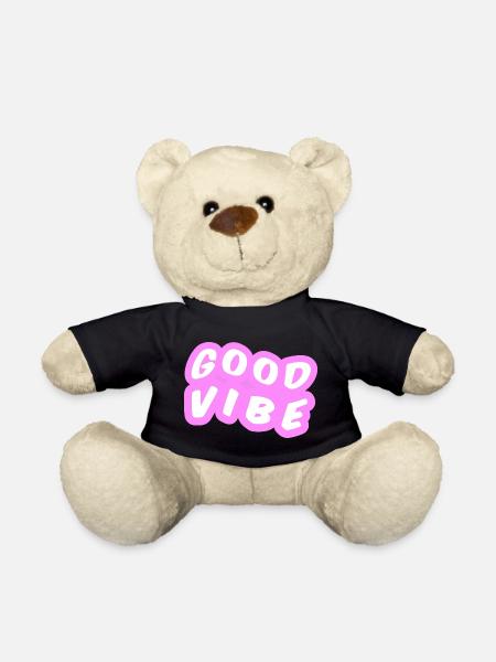 Bonne Vibe Pastel Rose - Nounours - noir