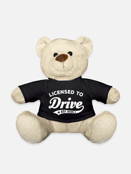 Lizenz zum Fahren 2026 - Fahrerlaubnis - Teddy - Schwarz