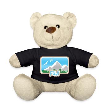 Geschenk für Fuji - Teddy - Schwarz - Vorne