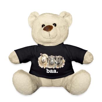 Schaf-Baa Lustiger Schafliebhaber Lustiges Baa - Teddy - Schwarz - Vorne