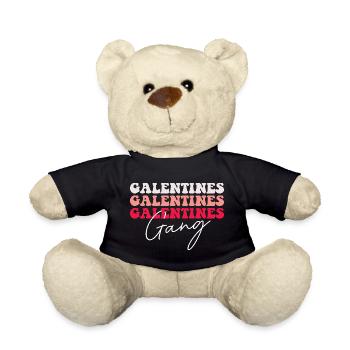 Galentines Galentines Gang Matching Gals Love Vibe - Teddy Bear - black - Front