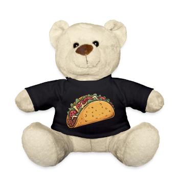Cartoon Taco Fiesta - Teddy - Schwarz - Vorne