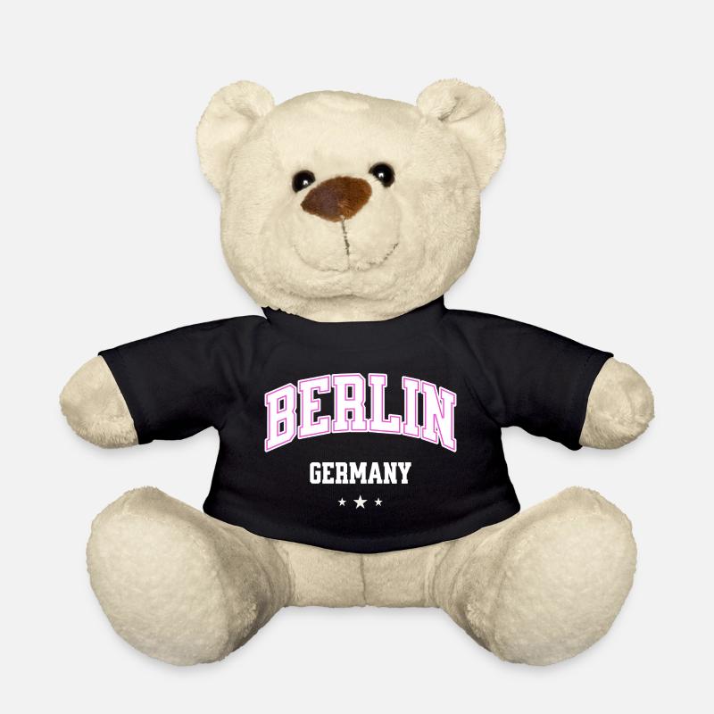 Berlin Pink Varsity Allemagne - Nounours - noir