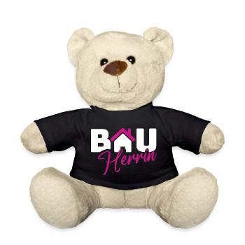 Logo style constructeur - Nounours - noir - Devant