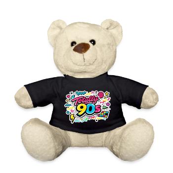 Fête à thème années 90 vintage années 90 - Nounours - noir - Devant