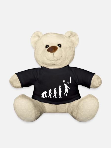 Basketball Dunk Evolution Motiv - Teddy - Schwarz