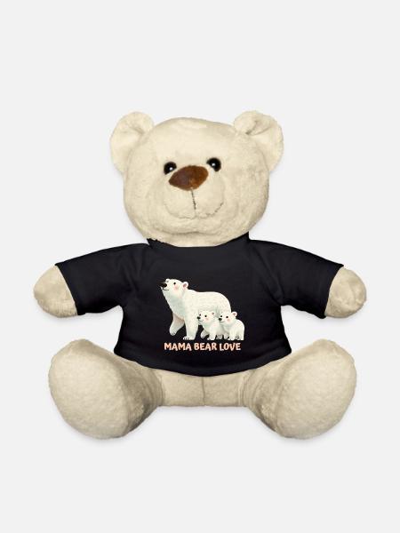 L’amour de Maman Ours pour la fête des mères - Nounours - noir