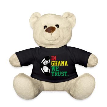 Au Ghana, nous avons confiance - Nounours - noir - Devant