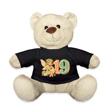 Elf Retro Promotional Print 19 – Pastel Aesthetic - Teddy Bear - black - Front