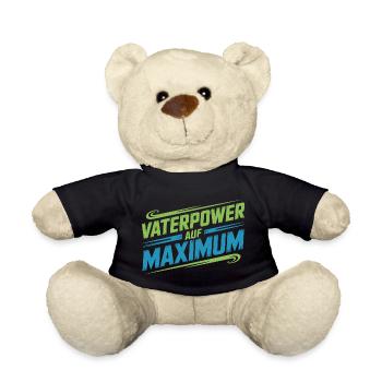 Gartenpapa Pflanzenvater Grüner Papa - Teddy - Schwarz - Vorne