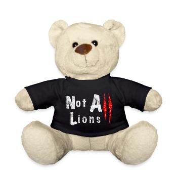 Not All Lions 2.... - Teddy Bear - black - Front