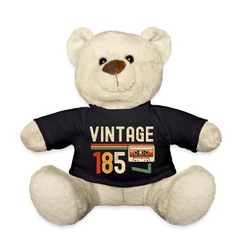 Vintage 85 Cassette rétro - Nounours - noir - Devant