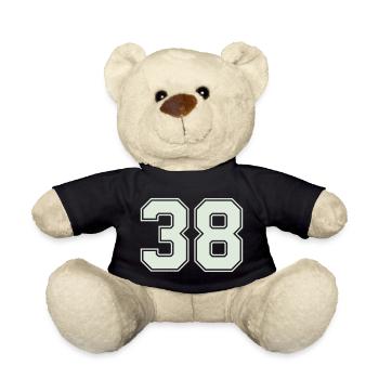 38- - Teddy Bear - black - Front