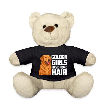 Golden Retriever Golden Girls haben mehr Haare - Teddy - Schwarz - Vorne