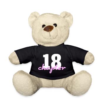 Chapter 18 - 18. Geburtstag Poster & Design - Teddy - Schwarz - Vorne