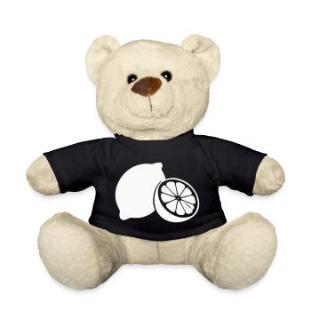 Zitrus-Silhouette Zitronen - Teddy - Schwarz - Vorne