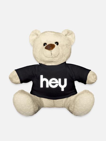 HEY Cloudline Abstract Banner - Teddy - Schwarz