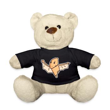 Dinosaurier Vogel Kinder - Teddy - Schwarz - Vorne
