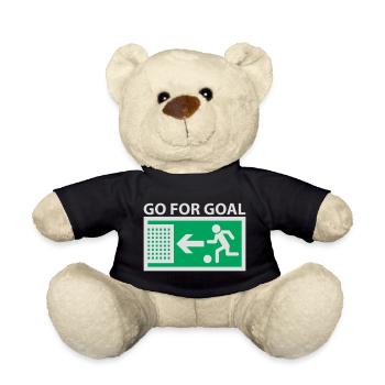 Go for Goal | Tor | Fussball | Soccer - Nounours - noir - Devant