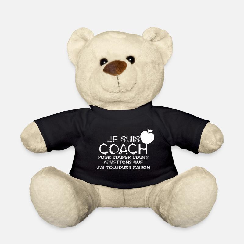 Je suis Coach - Nounours - noir