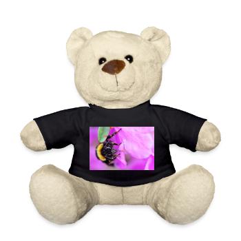 Biene am Veilchen - Teddy - Schwarz - Vorne