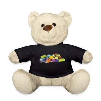 blocs de construction - Nounours - noir - Devant