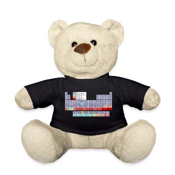 periodic table - Teddy Bear - black - Front