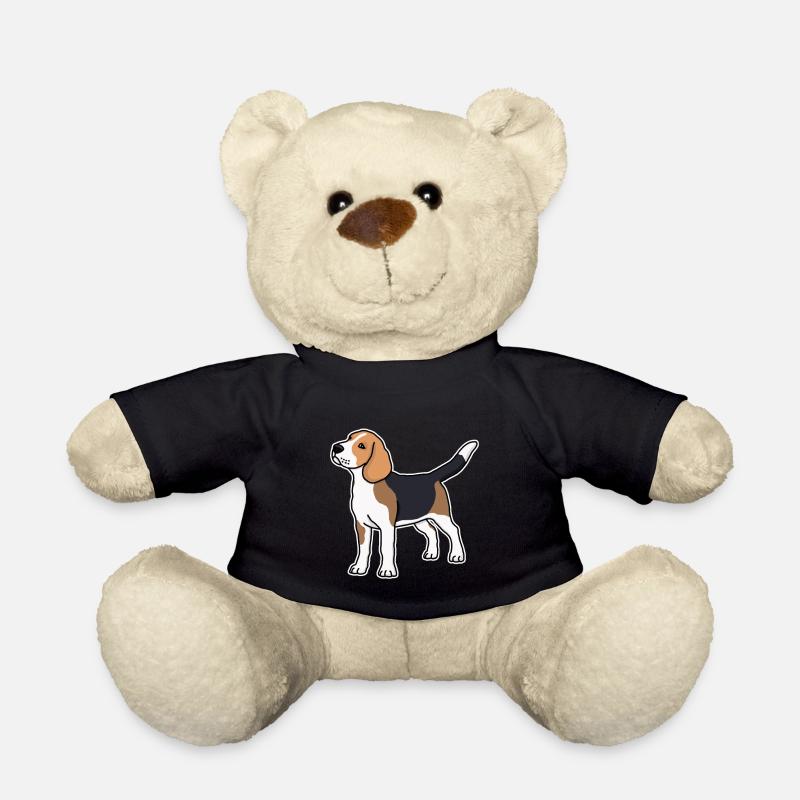 Beagle, Hund, Hunderasse, Rasse, Zeichnung, Comic - Teddy - Schwarz