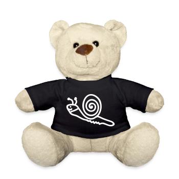slug - Teddy Bear - black - Front