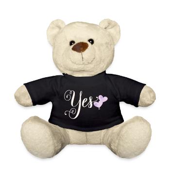Ja, ich will - Teddy - Schwarz - Vorne