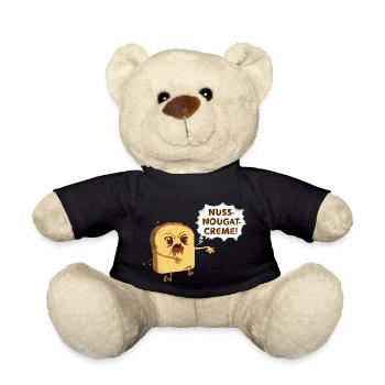 Zombie Toast: Nuss-Nougat-Creme - Teddy - Schwarz - Vorne