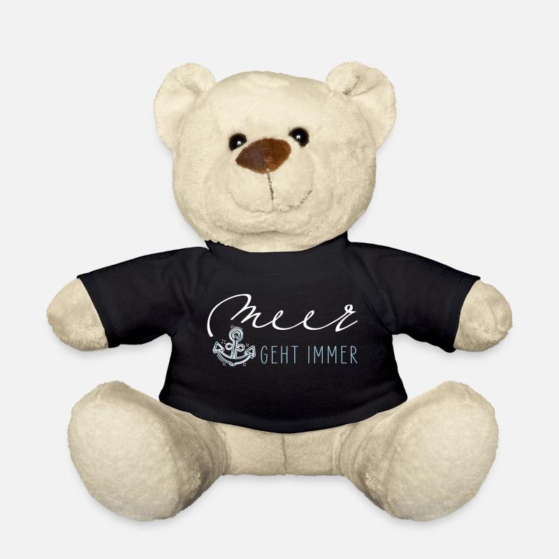 Meer geht immer - Teddy - Schwarz