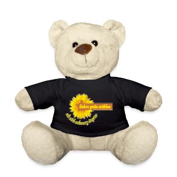 Il vaut mieux choisir le vert que d'être ennuyé par le noir - Nounours - noir - Devant