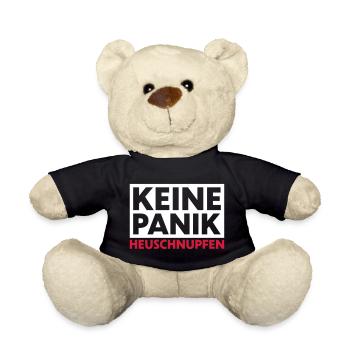 Keine Panik Heuschnupfen - Teddy - Schwarz - Vorne
