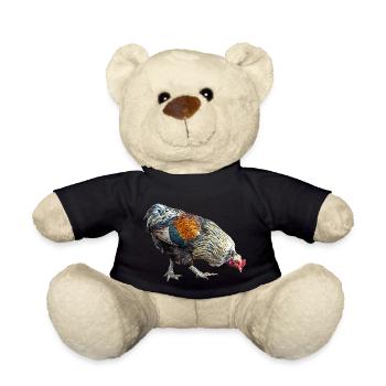 Chicken eggs - Teddy Bear - black - Front