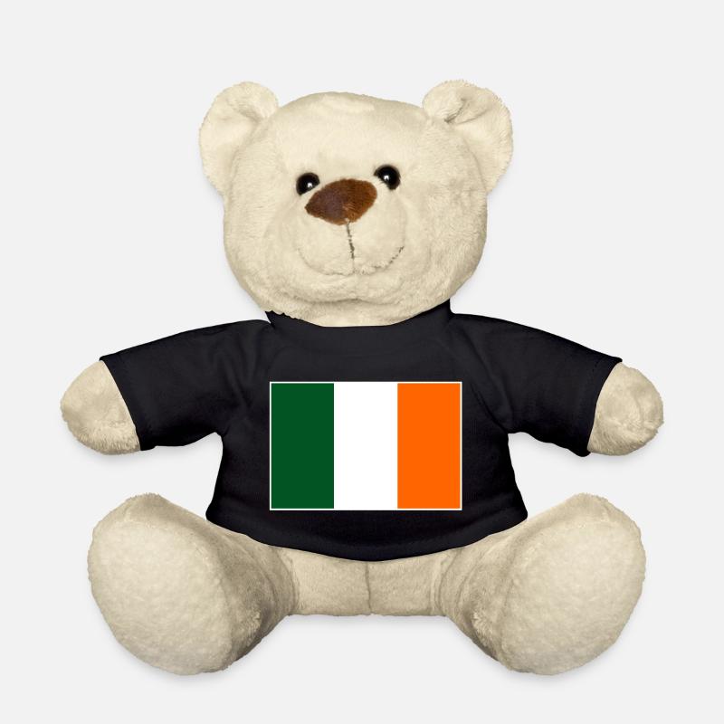 Drapeau de l’Irlande - Nounours - noir