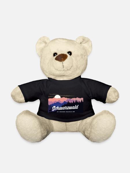 Schwarzwald - im Herzen Badisch - Teddy - Schwarz