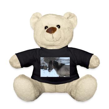 Pferd Pferdeposter - Teddy - Schwarz - Vorne