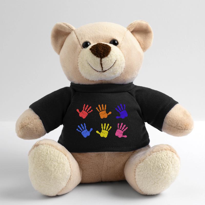 Autism Handprints Teddy Bear