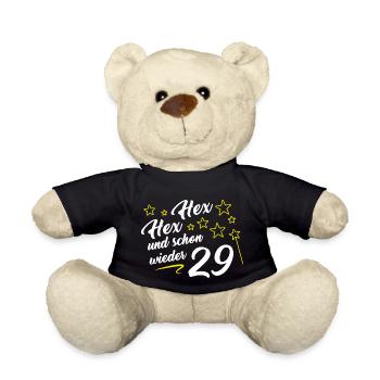 Hex Hex und schon wieder 29 lustig 30. Geburtstag - Teddy - Schwarz - Vorne